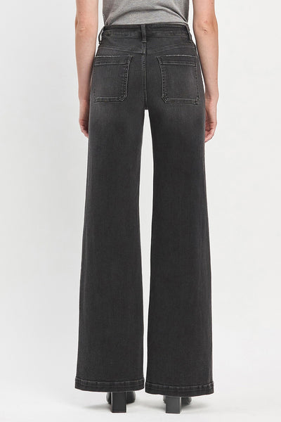 mylee high rise wide trouser jeans | engross