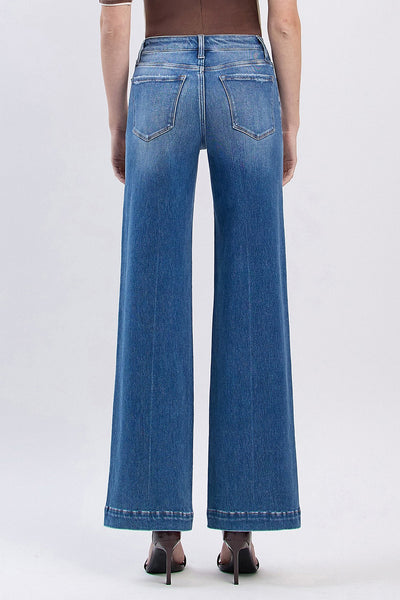 phoenix high rise wide leg trouser jeans | lottery