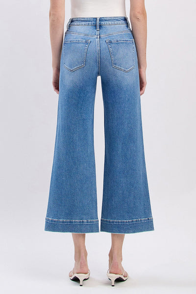 aria high rise crop wide leg jeans | onsite