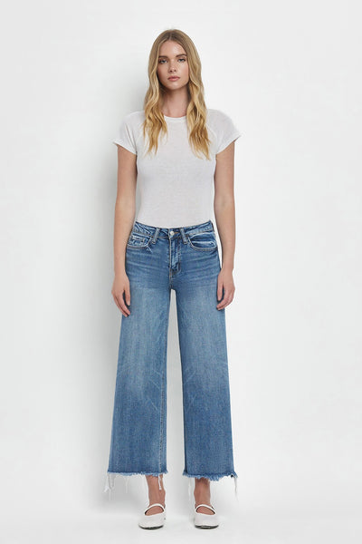 jenny high rise crop flare wide leg jeans | sagacity