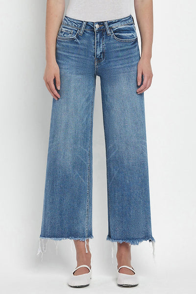 jenny high rise crop flare wide leg jeans | sagacity