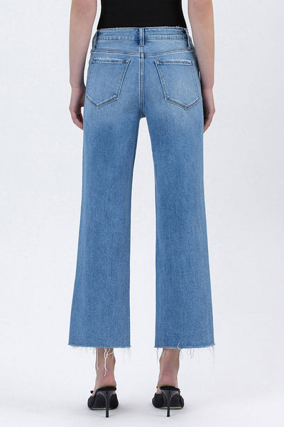malcolm high rise crop slim wide jeans | well-balanced