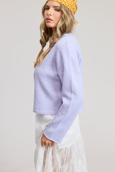 one of those days lightweight cardigan | blueberry