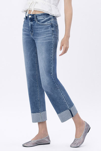 winston high rise ankle straight jeans | radiantly