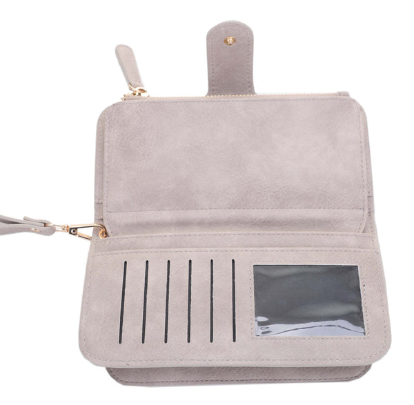 multisection wallet + wristlet!