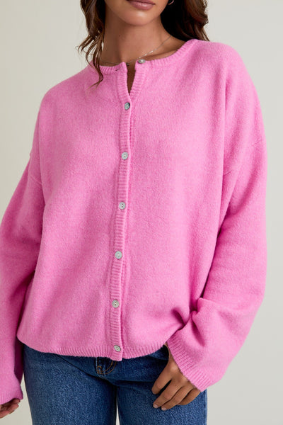 couldn't miss it plush cardigan | pink