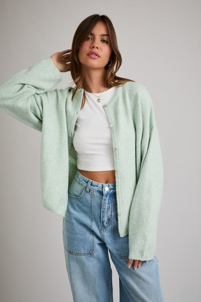 couldn't miss it plush cardigan | mint