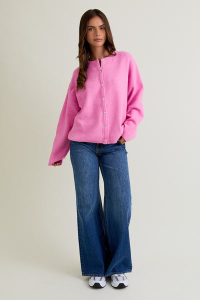 couldn't miss it plush cardigan | pink