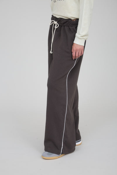 as promised fold over waist sweatpants | charcoal