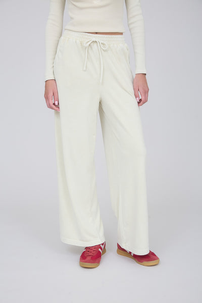 running the show washed wide leg lounge pants | khaki