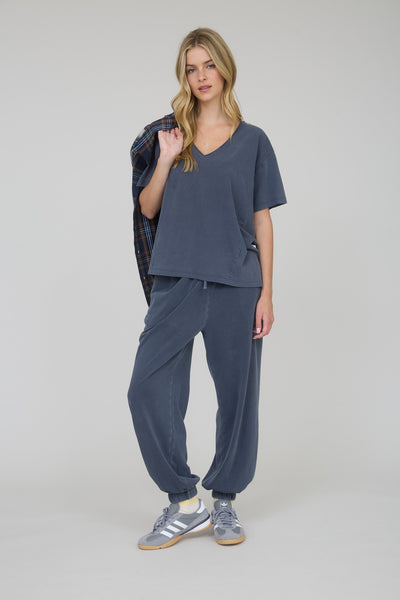 truth be told washed drawstring joggers | navy