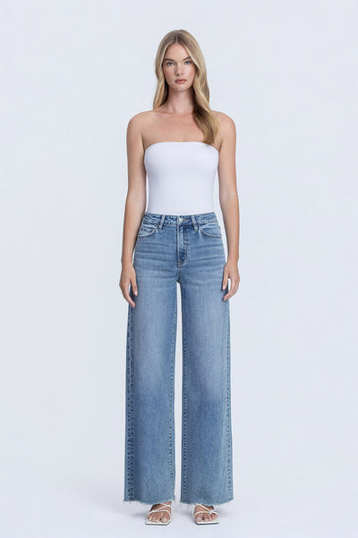 rhodes super high rise wide leg jeans | closeness