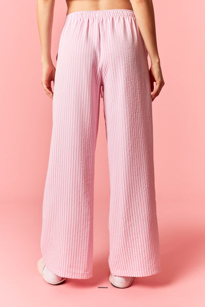 always invited striped pants | pink