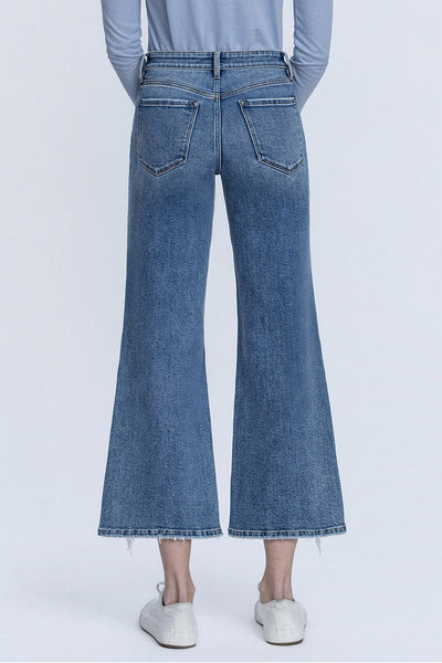 hollis mid rise crop vintage flare jeans | amazing