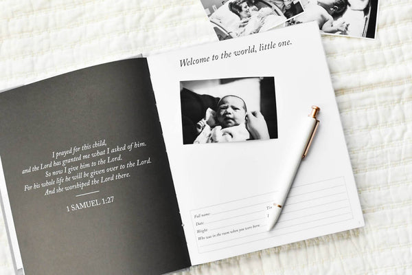Dear Son Childhood Keepsake Book | Gray