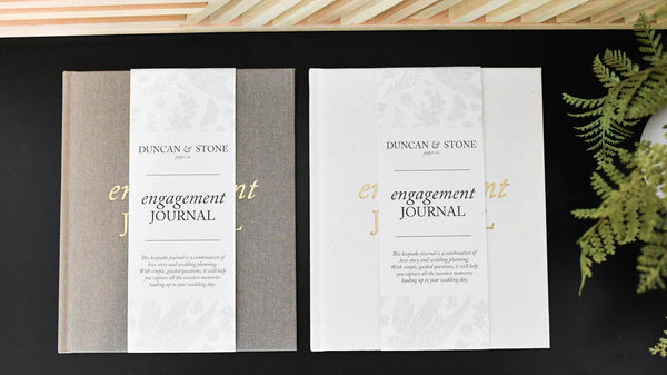 Engagement Journal for New Brides | Ivory