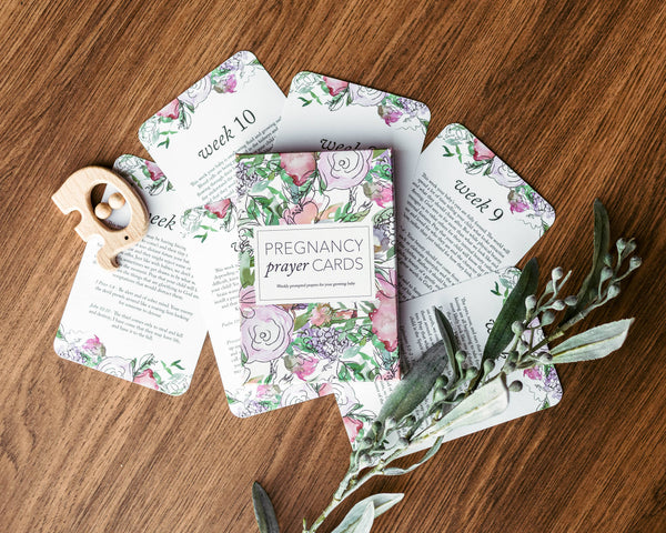 Pregnancy Prayer Cards |  Off-White