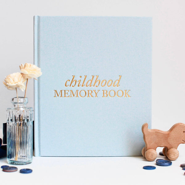 Childhood Memory Book for New Mom | Rose Gold