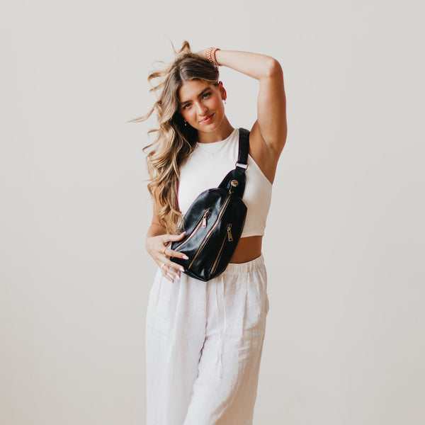 sangria sling bag | black