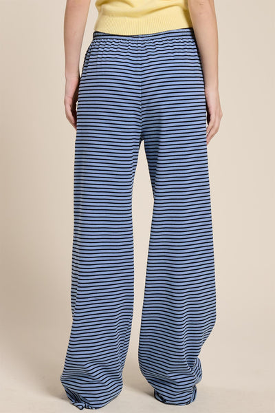 say you will striped wide leg pants | navy