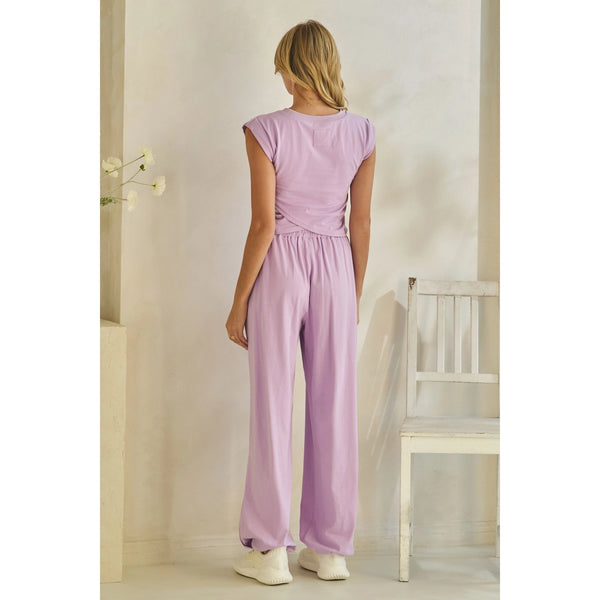 dash of sunshine sky drift lounge set | lilac