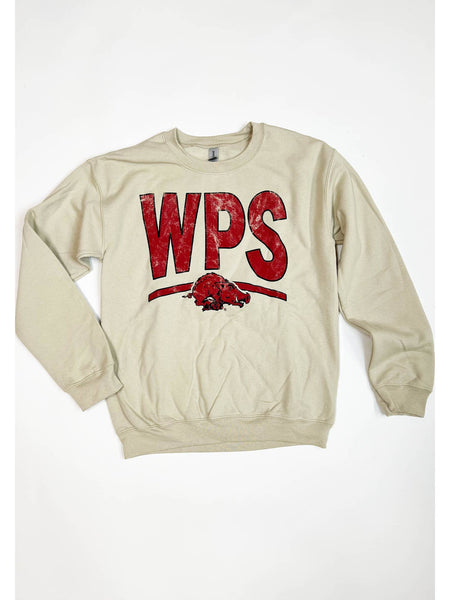WPS hog sweatshirt | sandstone