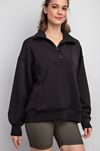 hands off heavenly butter soft pullover, plus size | black