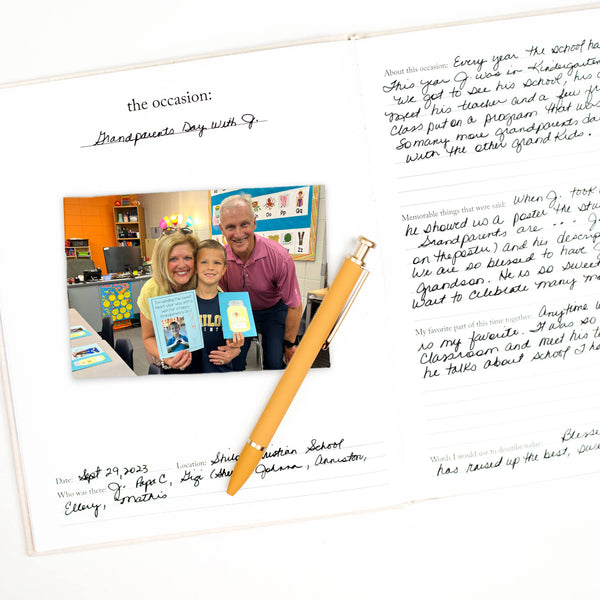 Grandparent Memory Book + Photo Album