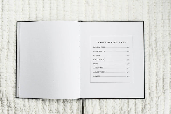 Legacy Journal: A Family Keepsake Book | Ivory