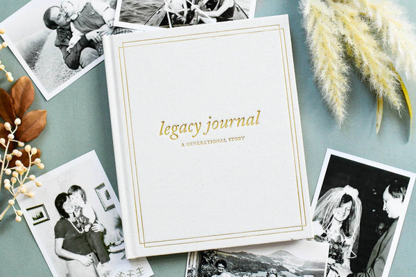Legacy Journal: A Family Keepsake Book | Charcoal