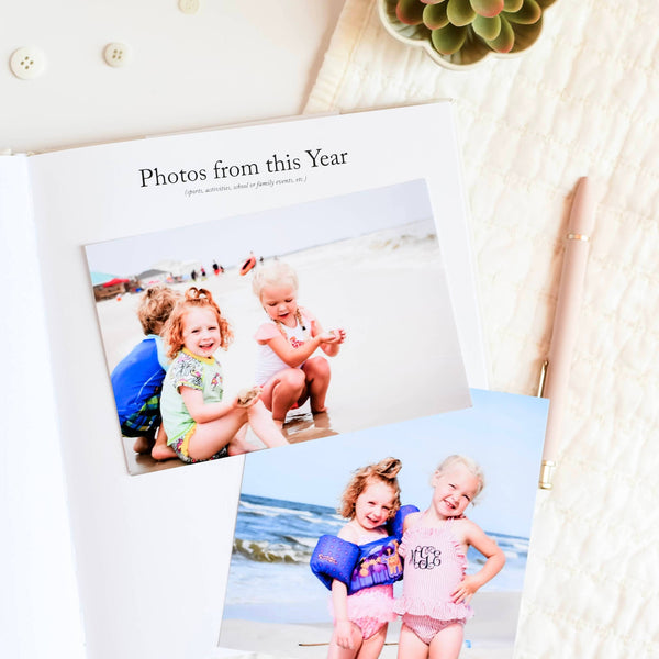 Childhood Memory Book for New Mom | Rose Gold
