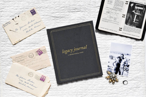 Legacy Journal: A Family Keepsake Book | Charcoal