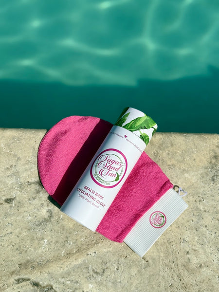 sugar sand tan beach babe exfoliating glove!