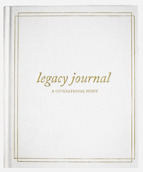 Legacy Journal: A Family Keepsake Book | Charcoal