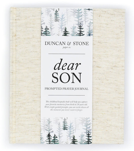Dear Son Childhood Keepsake Book | Blue