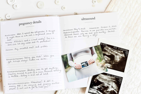 Childhood Memory Book for New Mom | Rose Gold