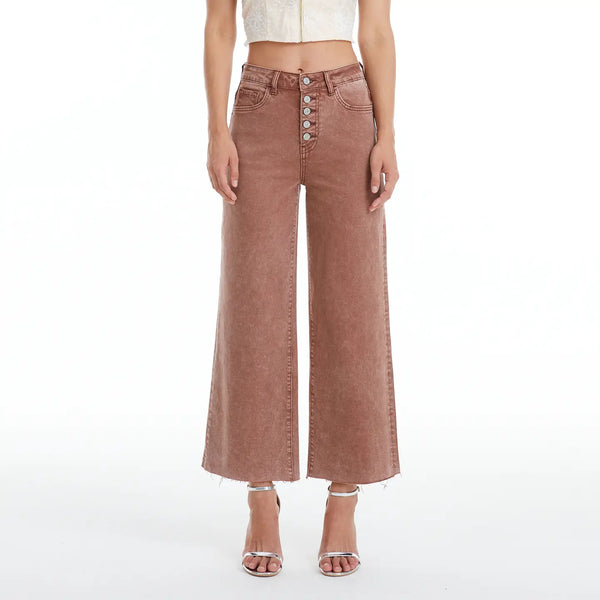 nova high rise wide leg jeans | espresso