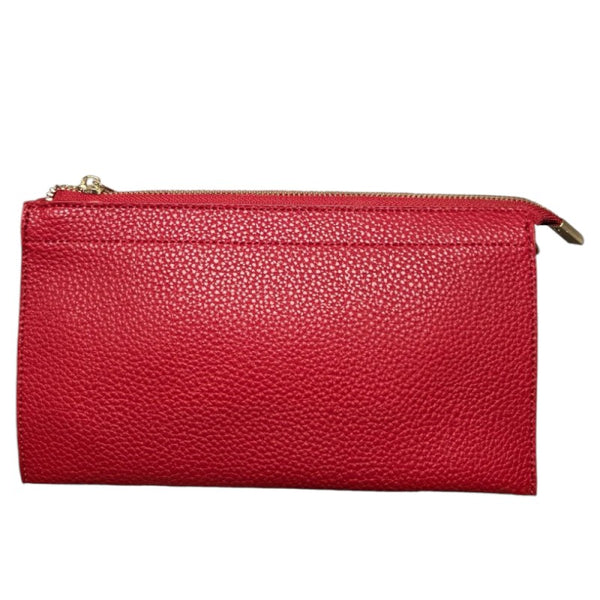 textured vegan leather crossbody!