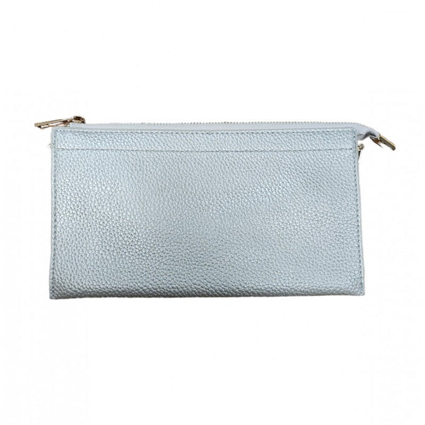 textured vegan leather crossbody!