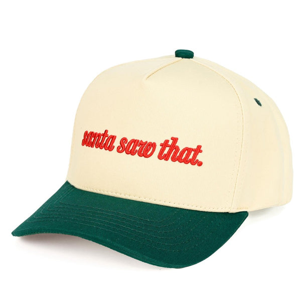 embroidered holiday trucker hats!