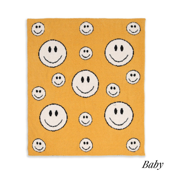 baby plush blanket | all smiles, yellow