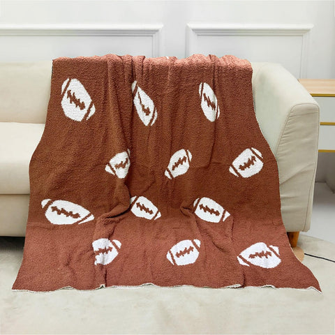 football blanket | brown