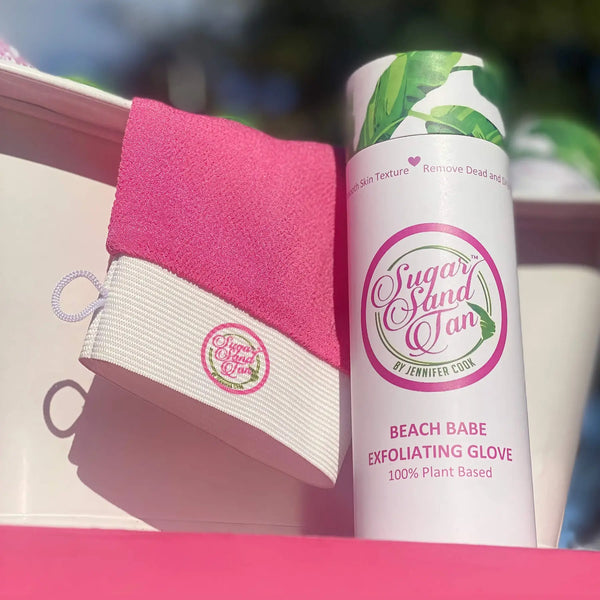 sugar sand tan beach babe exfoliating glove!