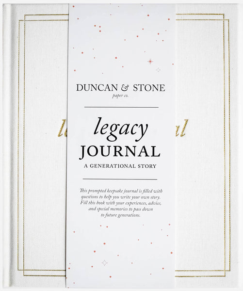 Legacy Journal: A Family Keepsake Book | Ivory