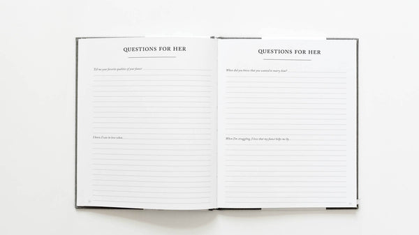 Engagement Journal for New Brides | Ivory