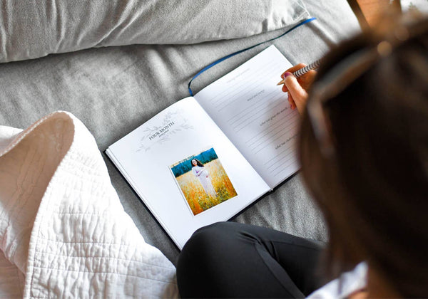 Dear Baby: Pregnancy Prayer Journal + Memory Book for Moms | Ivory