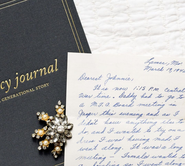 Legacy Journal: A Family Keepsake Book | Charcoal