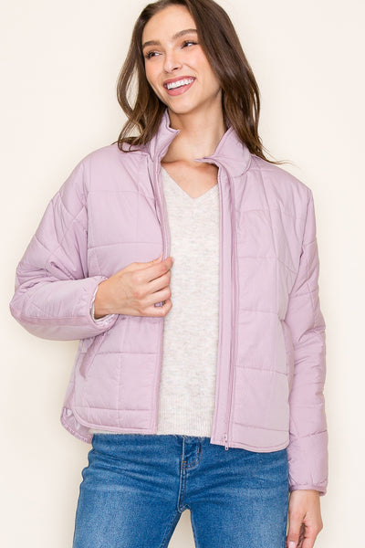 cozy cues puffer jacket | iris