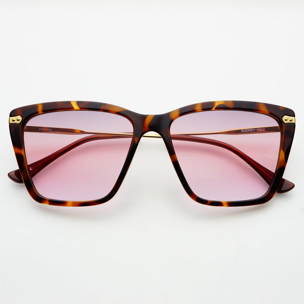 audrey in tortoise + pink | by freyrs eyewear