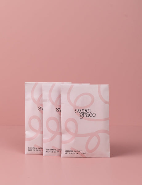 sweet grace scented sachet | modern swirl